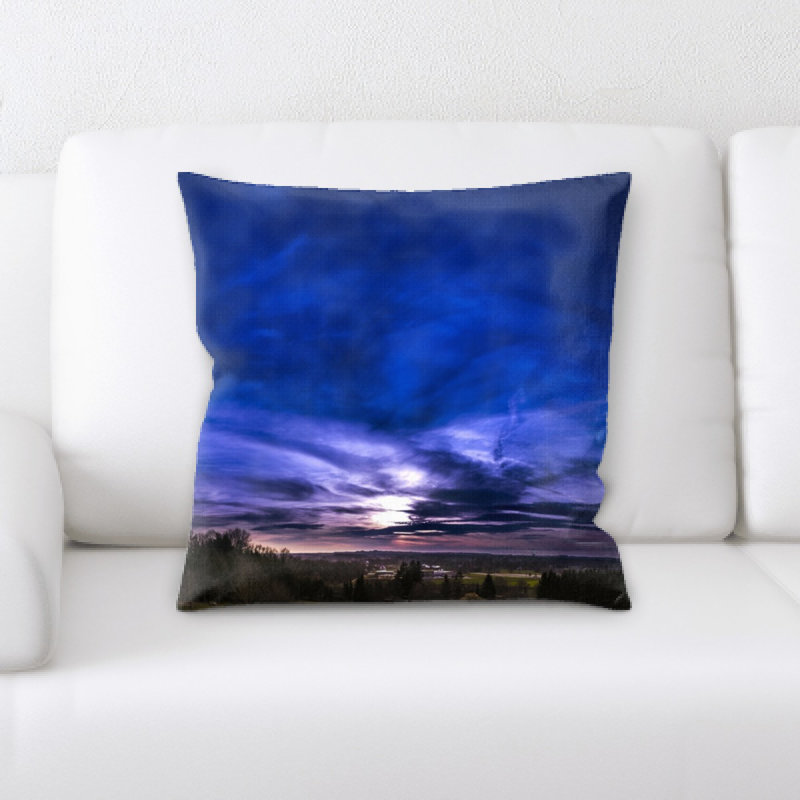Coussin coucher de soleil