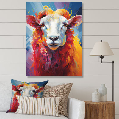 Popart Sheep Ewes I - reproduction sur toile