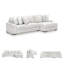 Canapé modulaire 2 pièces avec méridienne Stupendous-122874700