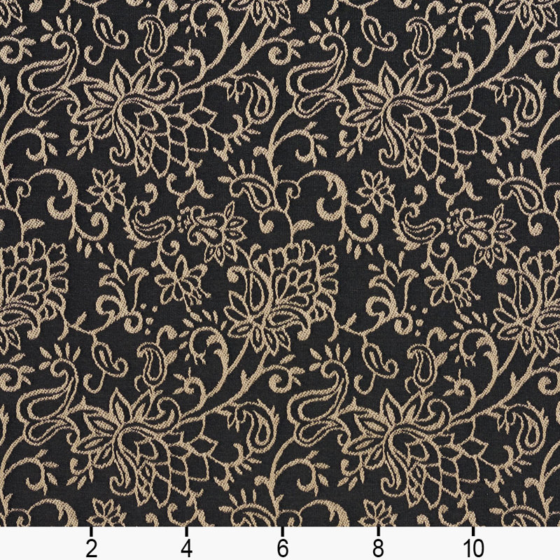 Tissu lustré, Noir