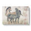 Two Horses by Zhao Mengfu - Wrapped Canvas Painting-55372343