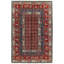 Aryana Wool Southwestern Area Rug in Red