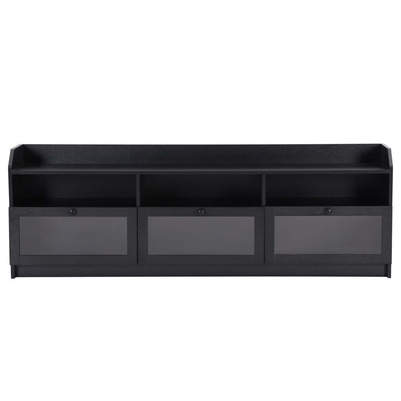 Meuble télé pour téléviseur de 65 po ou moins Talloway, Noir