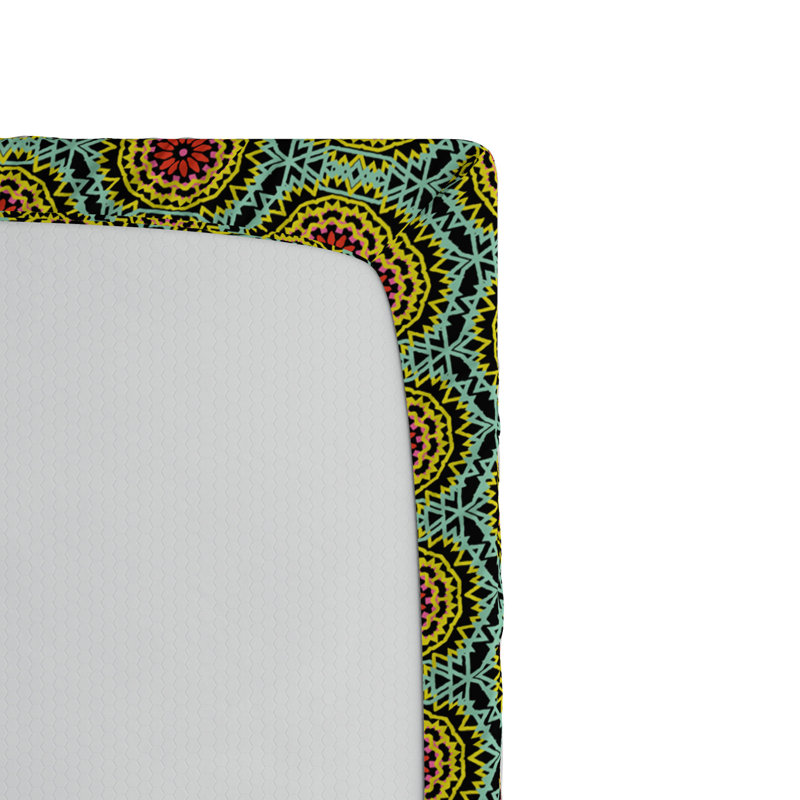 Microfiber Floral Fitted Sheet, Twin XL Fitted Sheet
