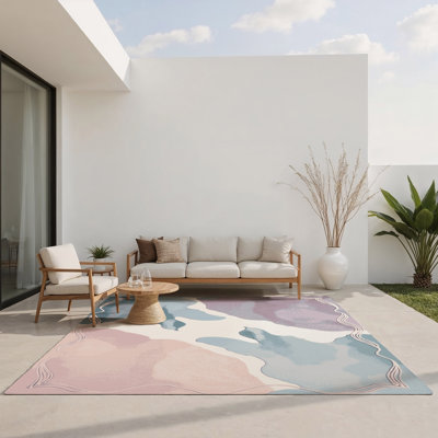 Tapis intérieur et extérieur Golden Tide