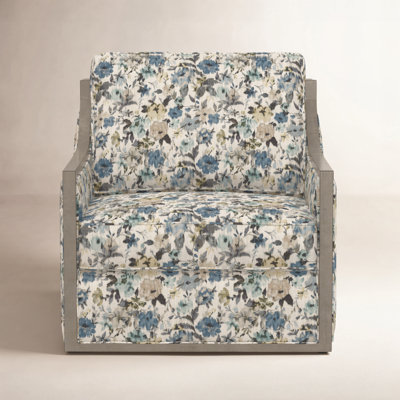 Icarus Upholstered Swivel Accent Chair