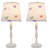 Ensemble de lampes de table en bois 20 po Strathmore