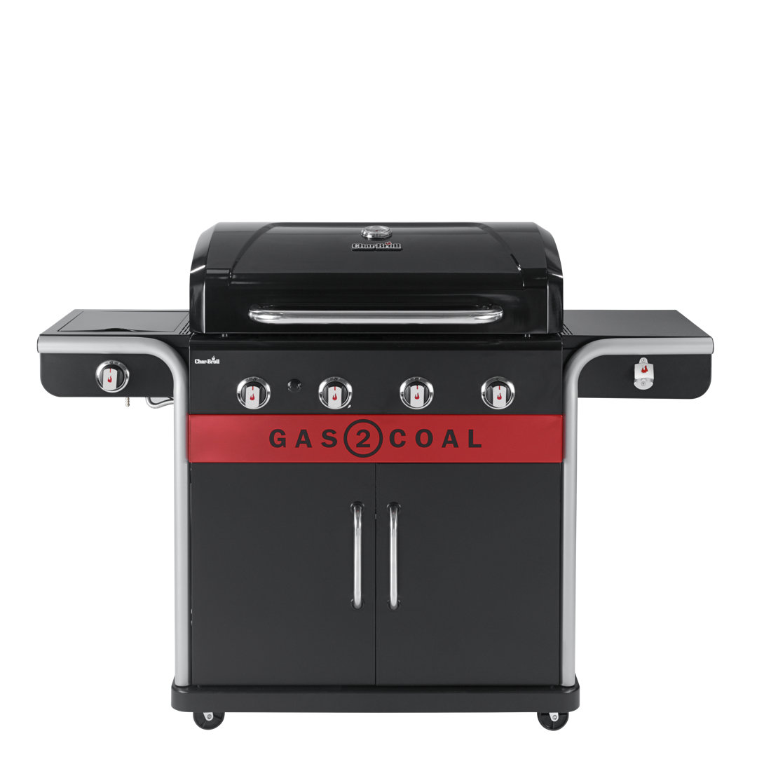 Char-Broil Gas2coal® 440 V2 Hybrid Grill - 4 Burner Gas & Coal Barbecue Grill