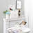 Set Of 3 Woven Wicker Storage Basket Box With Lid & Lock, Built-in Carry Handles, Multifunctional Storage Organiser For Nursery, Baby, Clothes, Toys, Books