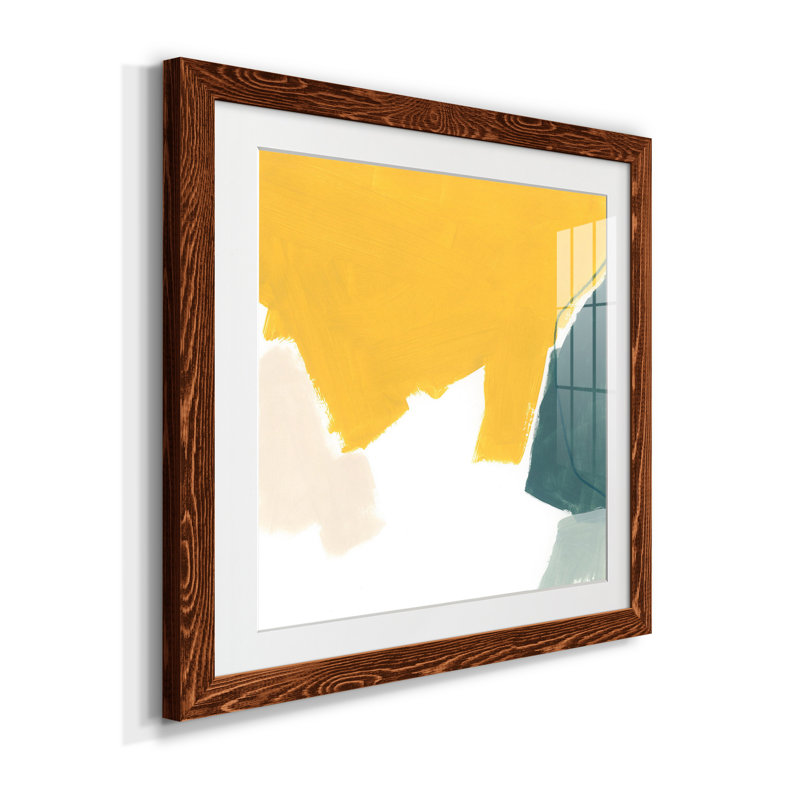 Reproduction encadrée de qualité supérieure - prête à être suspendue, H 35,5 po x l 35,5 po x P 1,5 po, Papier encadré érable