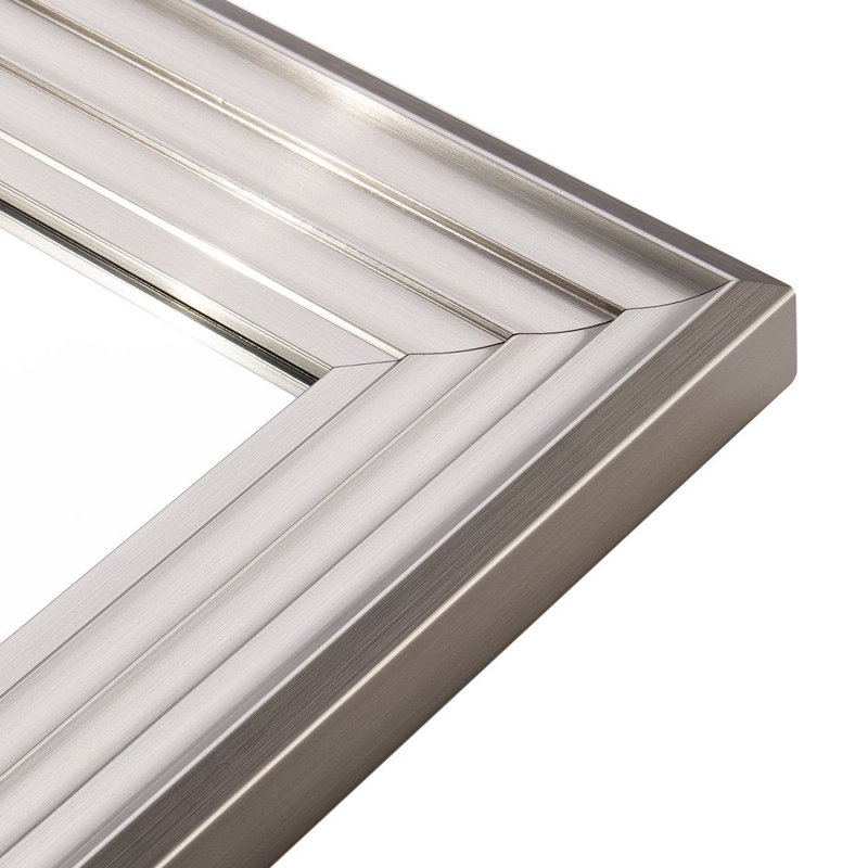 Lydia Plastic Flat Leaning Mirror, Satin