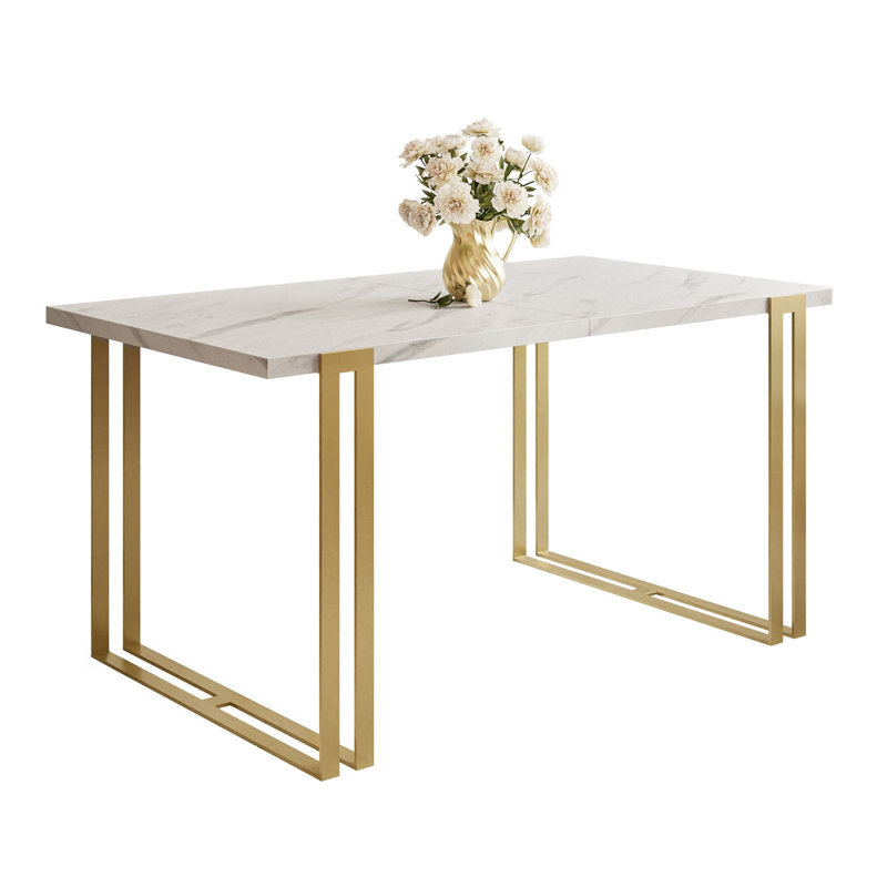 Allyx Rectangular 260Cm L Dining Table, H76 x L160 x W90cm