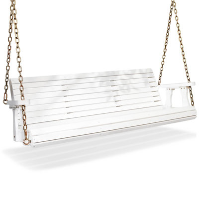 Katheryn Solid Wood Porch Swing