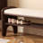 Modern Walnut 2 - Tier Shoe Bench With Soft Leather Cushion, 31.5'' For Hallway And Living Room Comfortable Environment Faux Solid Wood Practical Decor