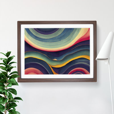 Watercolour Soundwave Vol.2 Abstract - Single Picture Frame Print
