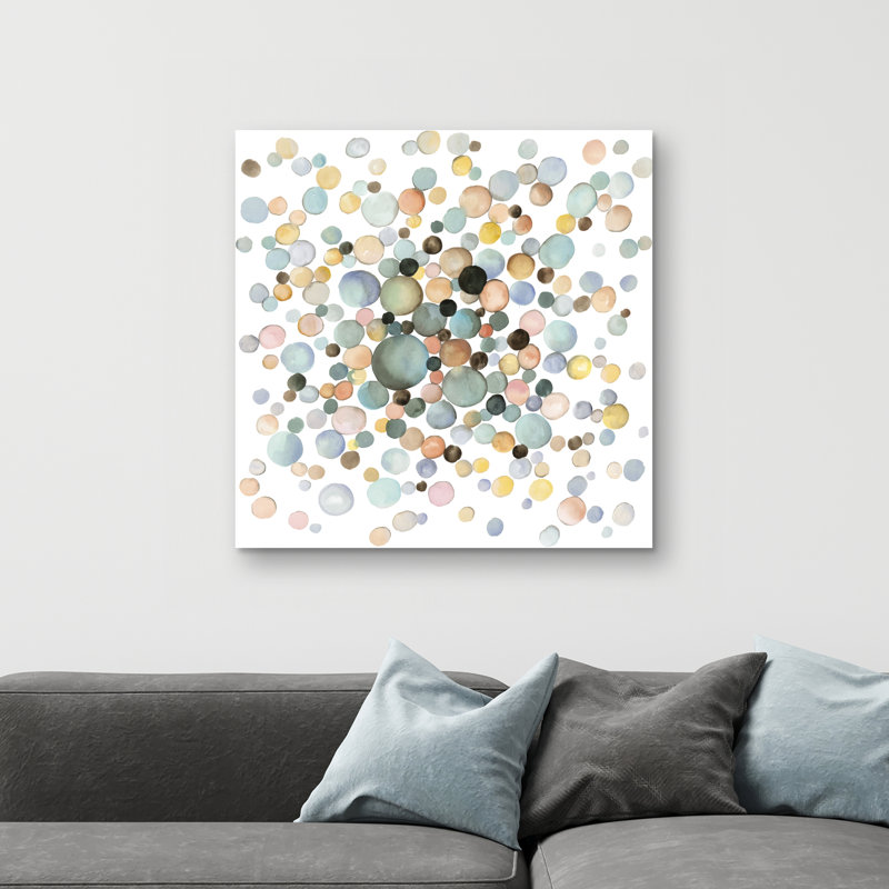 Little bubbles - 32"x32" art on canvas
