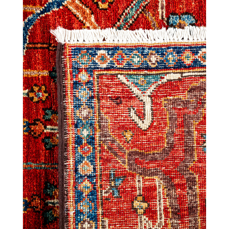 One-of-a-Kind 2' 0" X 6' 1" New Age Runner Wool Area Rug in