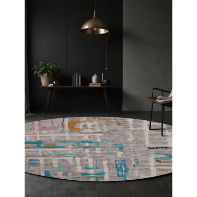 Tapis gris lavable à la machine