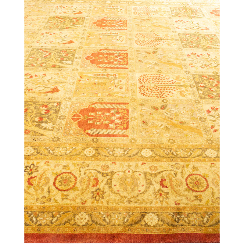 Classic One-of-a-Kind 10' 4" X 13' 10" Hand Knotted Area Rug
