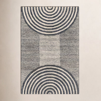 Uptown Performance Wool Geometric Indoor Rug