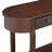 Elegant Retro Console Table with Curved Design and Smooth Glaze for Entryways, Living Rooms and hallways-502096130