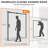 Frameless Sliding Shower Door, Glass Shower Door with 5/16" (8mm) Clear SGCC Tempered Glass, Easy-Clean Coating, 50-54" W x 74" H Matte Black Finish Shower Doors, Reversible Installation
