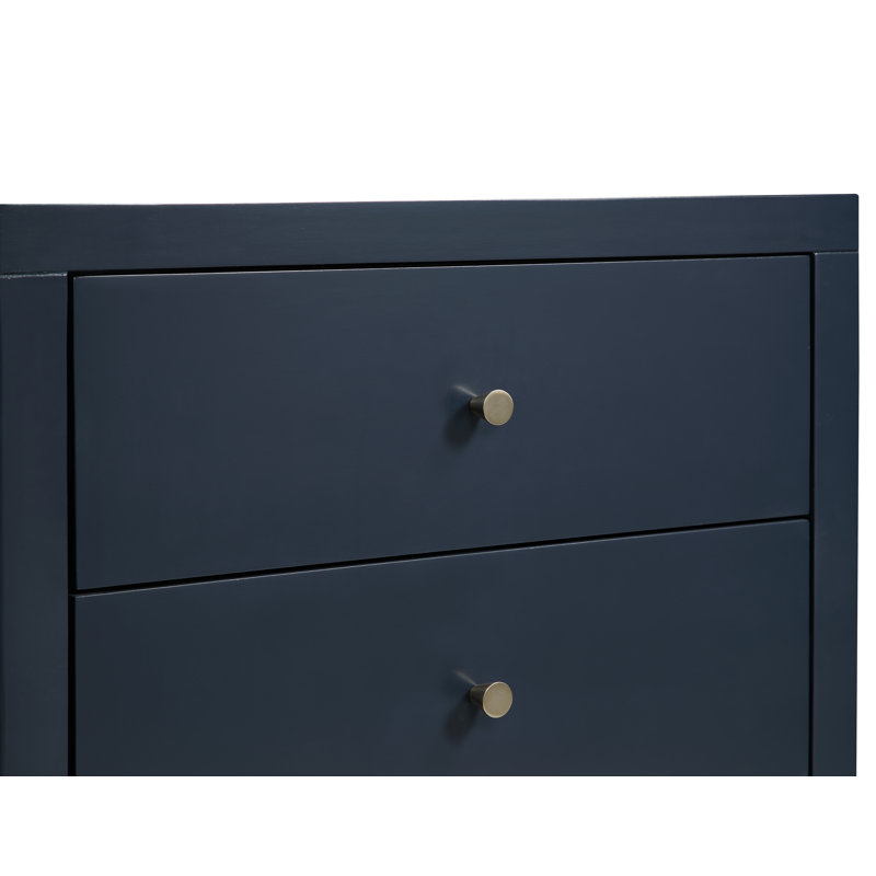Alaynie 3-drawer Nightstand - Set of 2, Navy