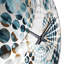 Abegail - Horloge murale abstraite en marbre-380466774