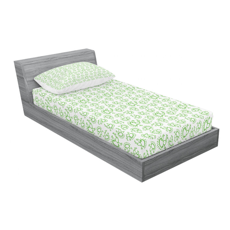 Microfiber Sheet Set, Twin Sheet Set with Fitted Sheet