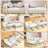 Fully Compressed Modular L-Shaped Sofa Set With Reversible Chaise & Tufted Back-1520094348