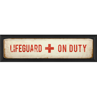 « lifeguard on duty ii », art textuel encadré