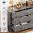 54" Wide Fluted 7-Drawer Modern Wooden Dresser-2047196903