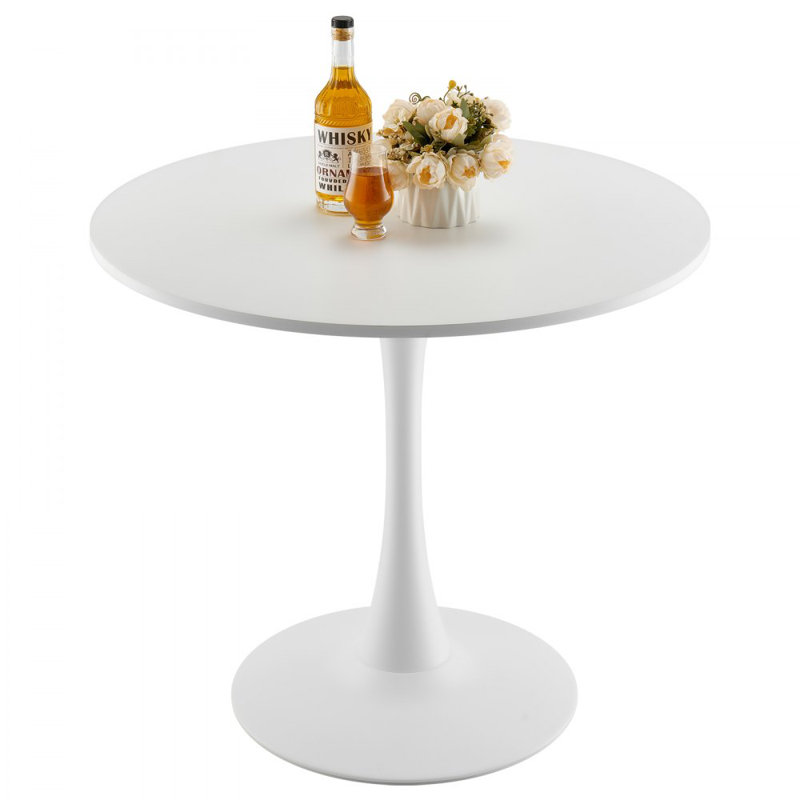 Round Metal Base Dining Table