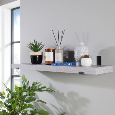 Jackson 3.8cm Chunky Shelf with Sit-On Brackets