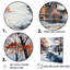 «Cabin River Forest Charm In Winter», reproduction sur toile-1937689190-1937689191
