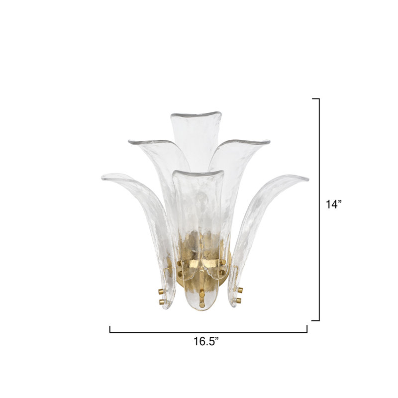 Cala Wall Sconce, Clear