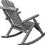 Chaise berçante Alverta Grey Wood-121534188
