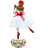 Kurt Adler Wind-Up Musical Tabletop Decor, Clara with Nutcracker from The Nutcracker Suite, 11.5in