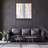 Stunning Decorative Tempered Glass Painting, 19.7 x 19.7 Inches | 100% Tempered Glass, Thickness: 0.16 Inches | UV Printing for Vibrant Colors | Perfect for Home Décor, Living Room or Office Wall Art