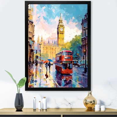 Vintage London UK Scenery - Cityscapes, impression d'art mural