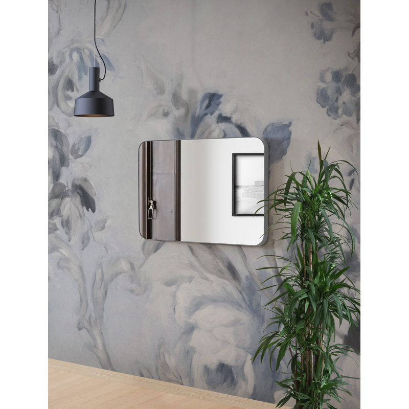 Miroir de salle de bain Dunstall, 36 po x 24 po, Gris