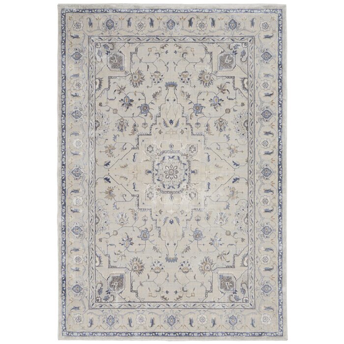 Canora Grey Brandenburg Blue/Beige/Gray Rug & Reviews | Wayfair