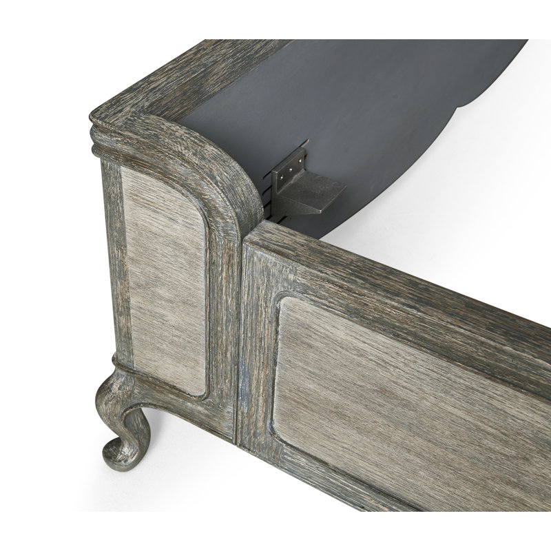 Arlingham Solid Wood Wingback Bed