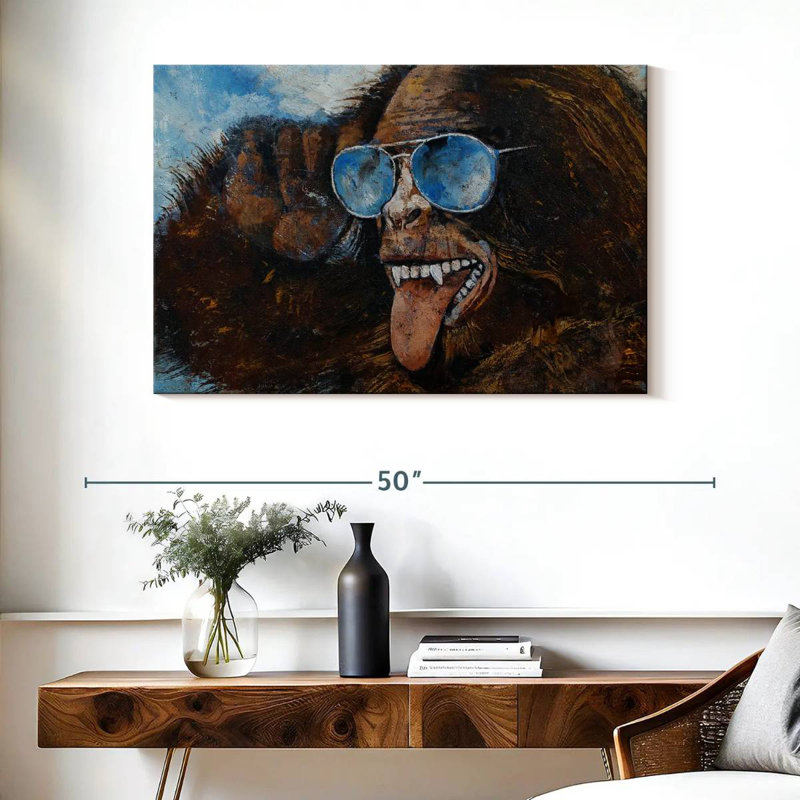 Brampt Cool Bigfoot, 26" H x 39" W