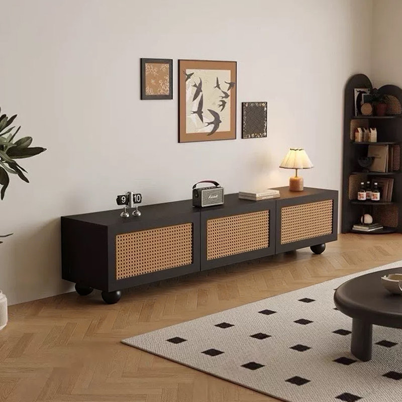 Meuble télé en bois manufacturé rétro, 62.99