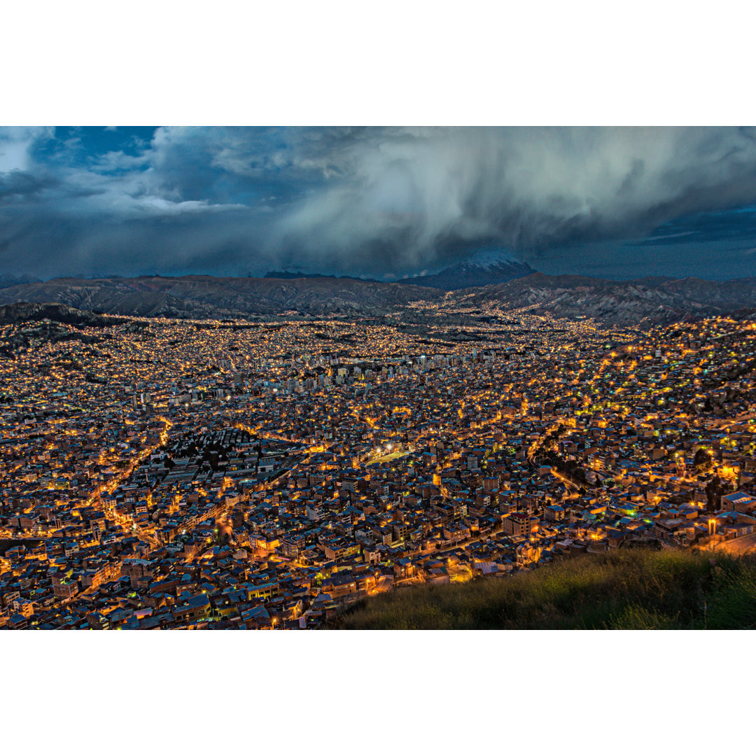 La Paz, Bolivien von Aflasbar - Kunstdrucke auf Leinwand