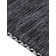 Azizi Striped Hand Woven Cotton Black Rug