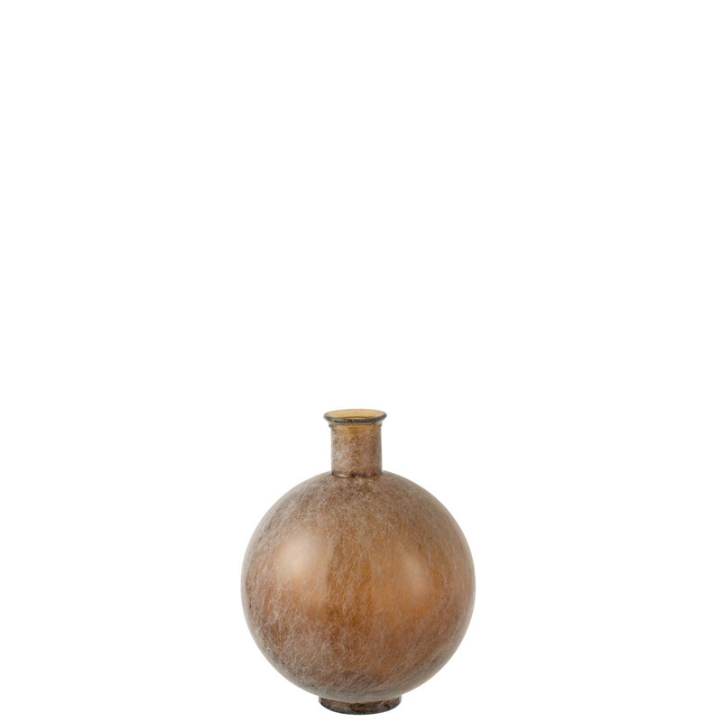 Hutchison Glass Table Vase 1, Brown