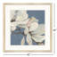 «Magnolia on Blue II», art encadré