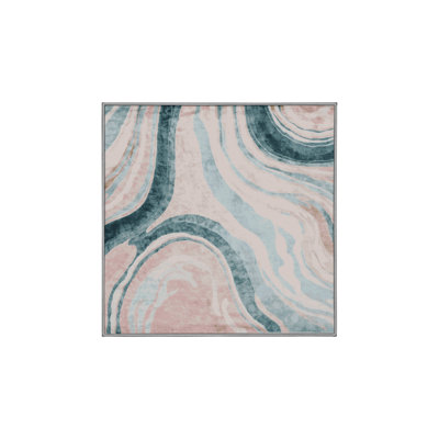 Machine Washable Gray Area Rug